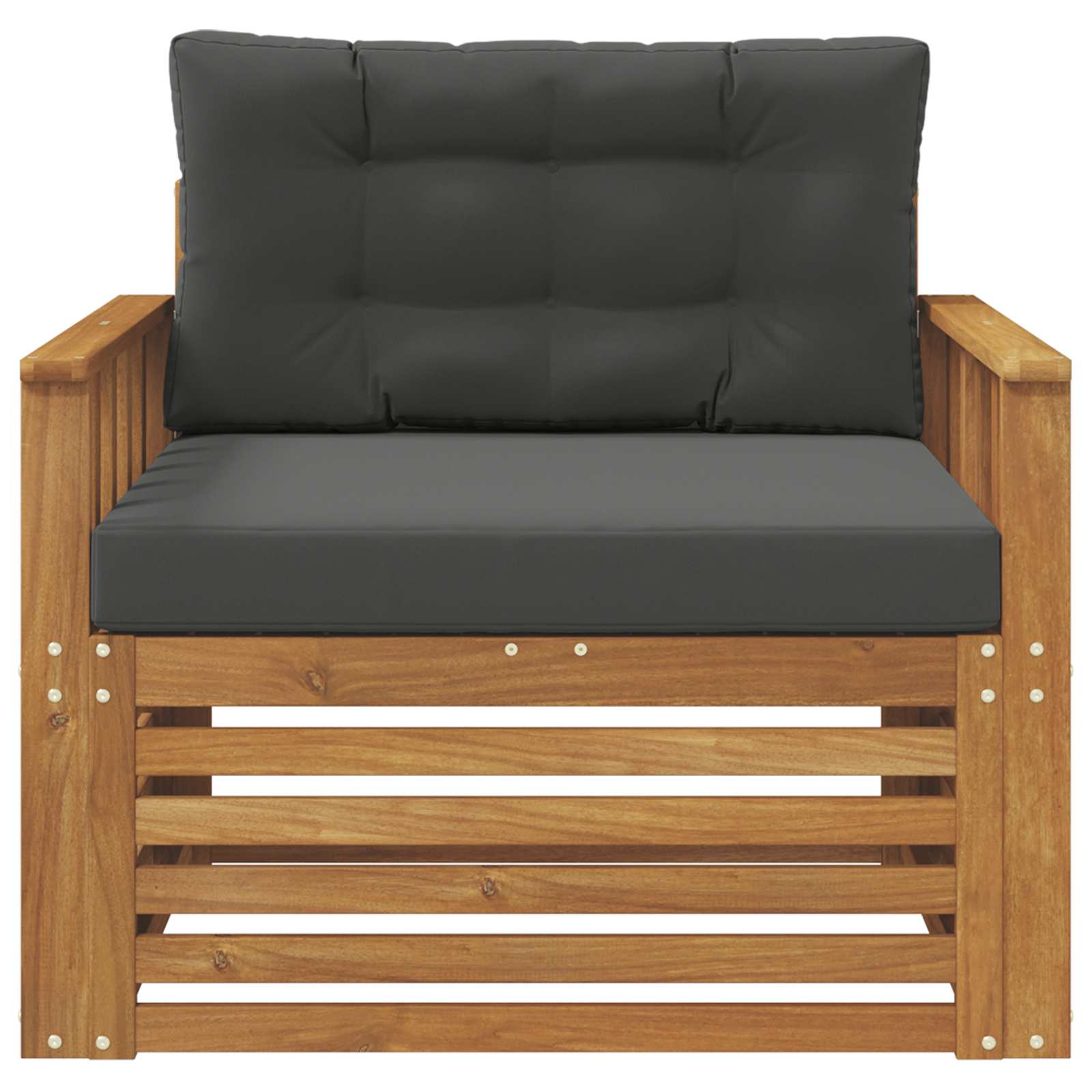 Set de canapele de exterior Lemn de acacia solid și poliester GartenMobel Dekor