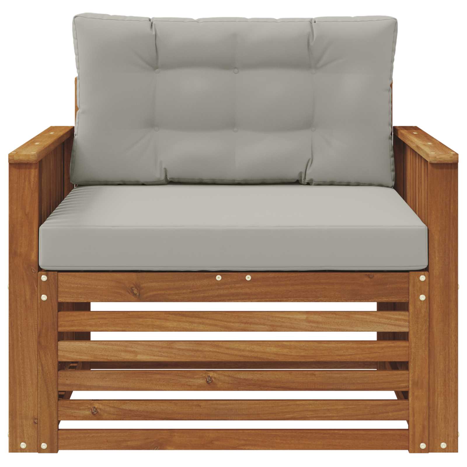 Set de canapele de exterior Lemn de acacia solid și poliester GartenMobel Dekor