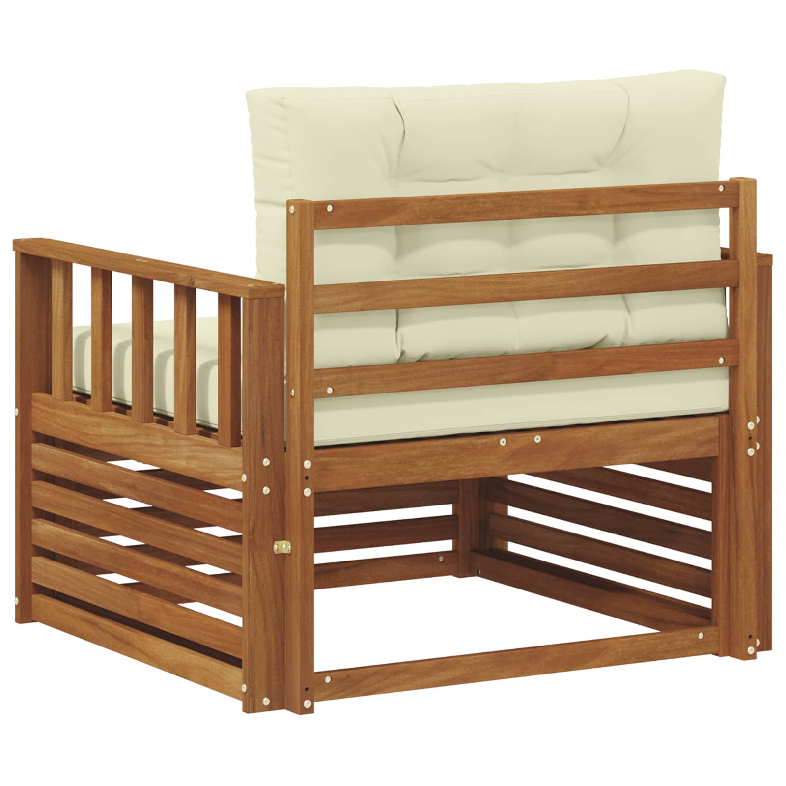 Set de canapele de exterior Lemn de acacia solid și poliester GartenMobel Dekor