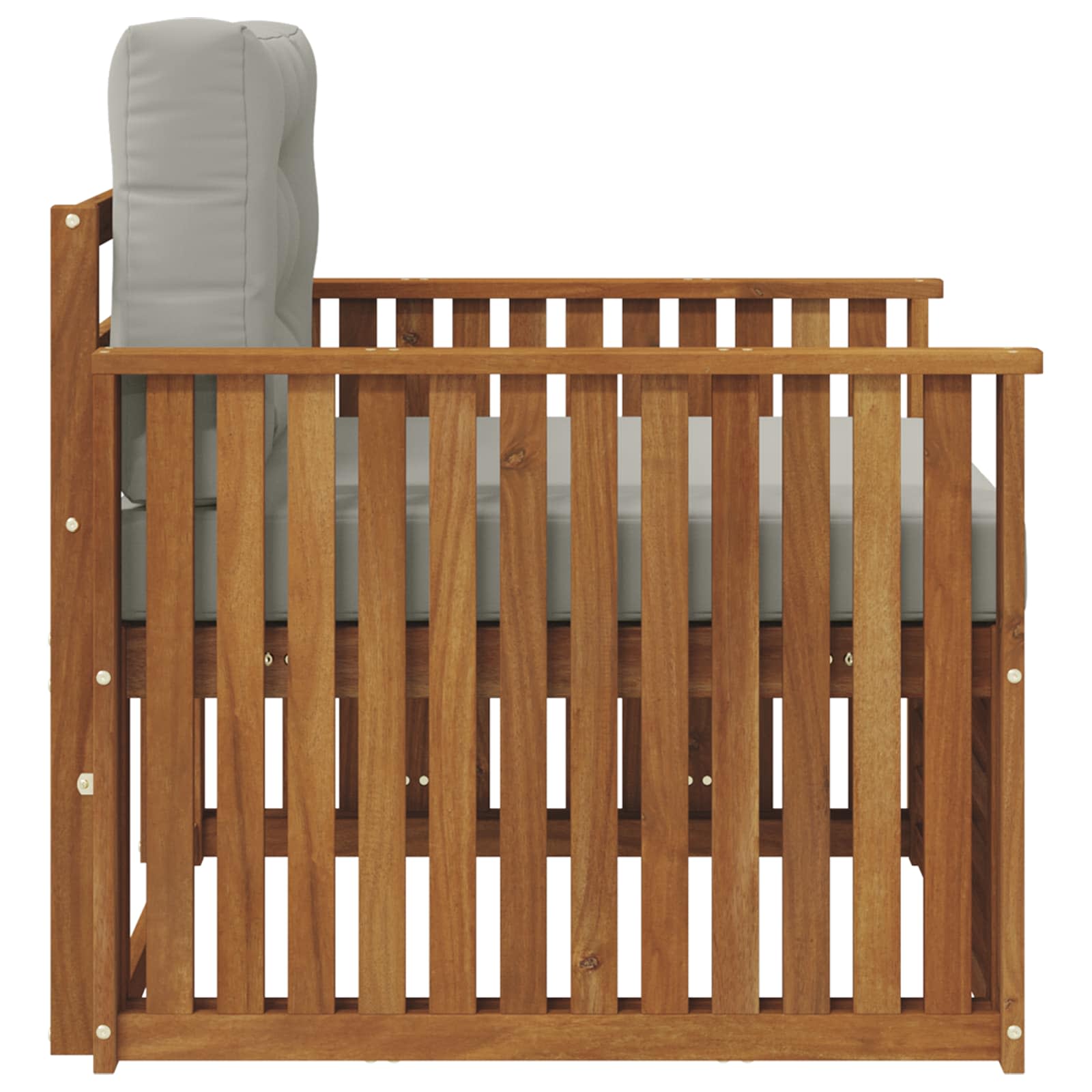 Set de canapele de exterior Lemn de acacia solid și poliester GartenMobel Dekor