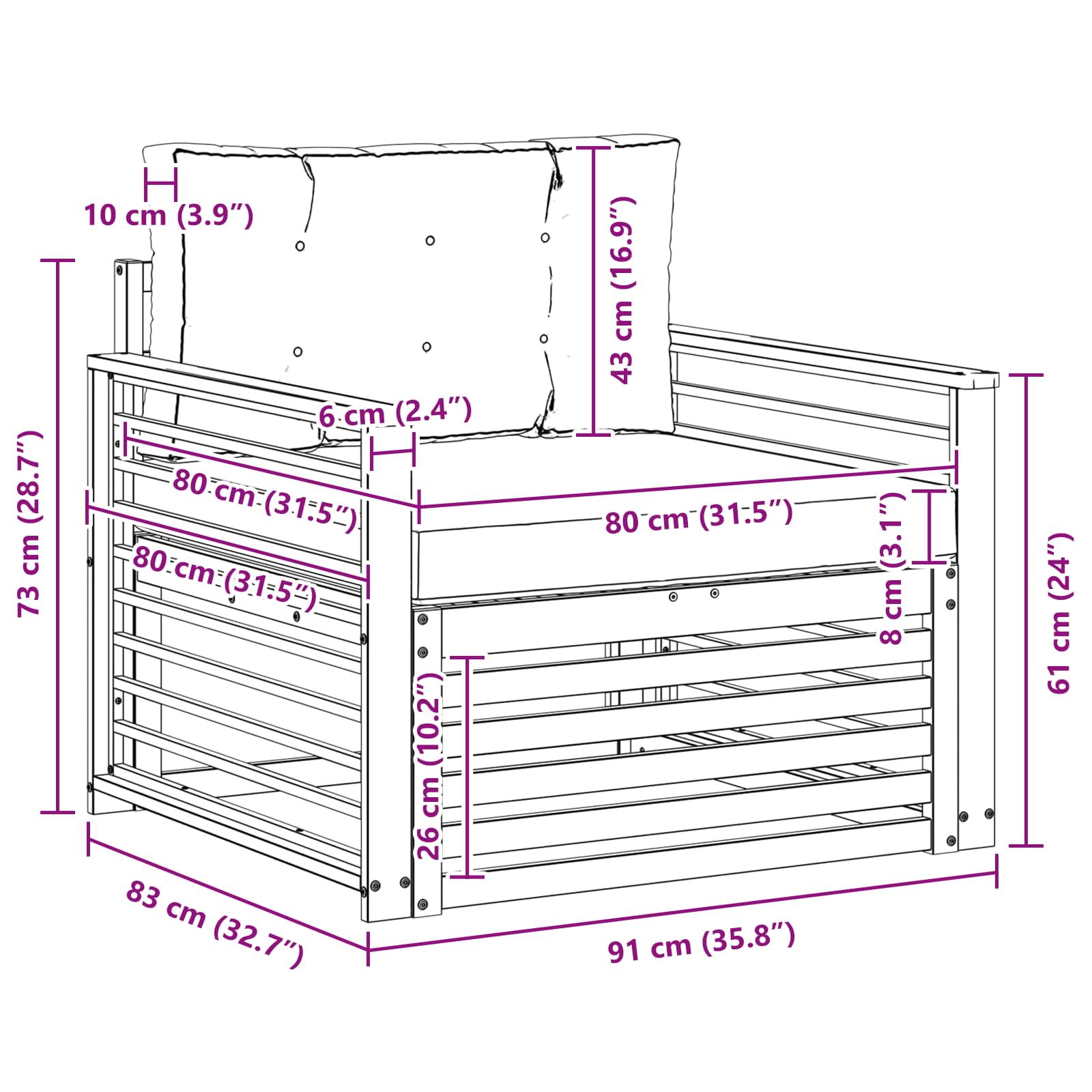 Set de canapele de exterior Lemn de acacia solid și poliester GartenMobel Dekor