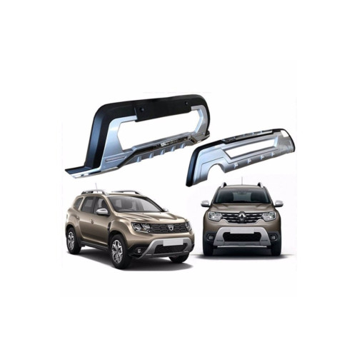 Set bullbar față și spate din plastic pentru Dacia Duster II 2018-2024, ART-DST-001