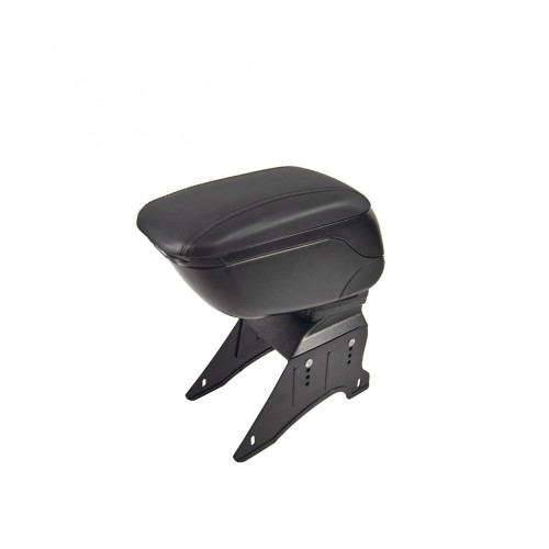 Cotieră auto universală neagră cu suport metalic, reglabilă pe înălțime