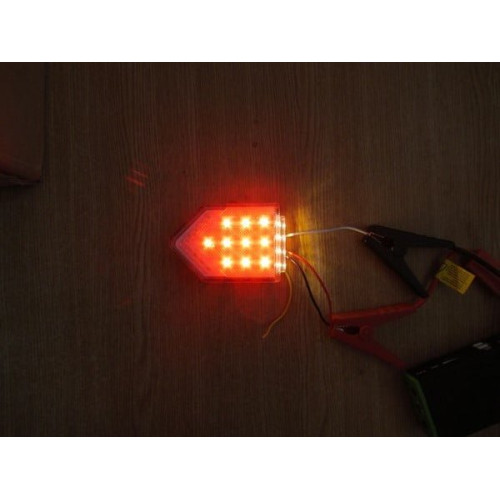 Lampă stop camion DF TRL001 LED 12V, sticlă transparentă, omologată E-mark