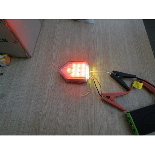 Lampă stop camion DF TRL001 LED 12V, sticlă transparentă, omologată E-mark