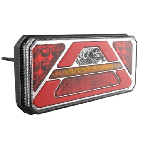 Lampă stop camion LED SL-5015 12-24V cu semnalizare dinamică, IP67
