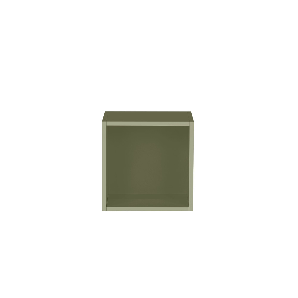 Dulap de perete deschis Leziter Boxie, modular, 40x40x27 cm, verde