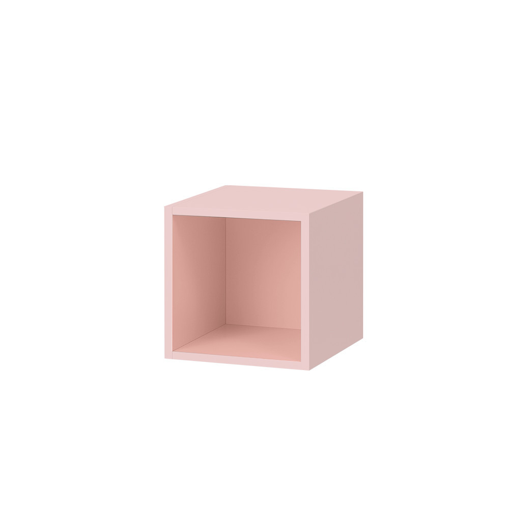 Leziter Boxie dulap de perete deschis 40x40x37 cm roz