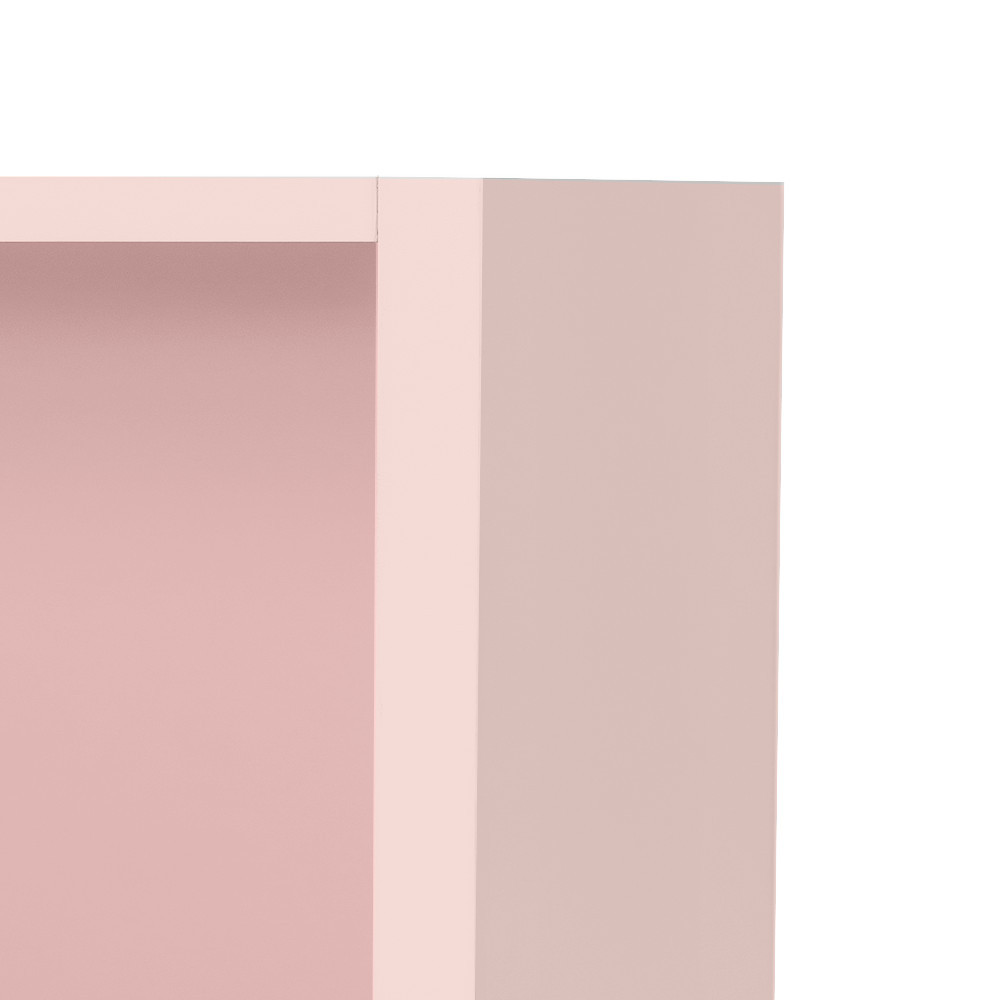 Leziter Boxie dulap de perete deschis 40x40x37 cm roz