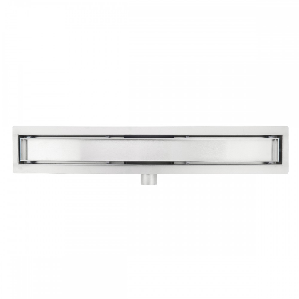 Rigolă de duș Leziter Linea 80 cm, inox 304, placabilă cu faianță