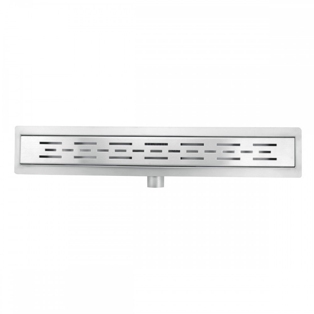Scurgere de duș liniară Leziter Flow 80 cm din inox, debit mare