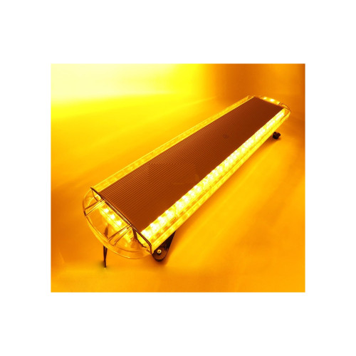 Rampă girofar LED portocalie profesională, omologată UE, 100 cm, 12–24V (ART506A-396W)