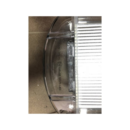 Rampă girofar LED portocalie profesională, omologată UE, 100 cm, 12–24V (ART506A-396W)