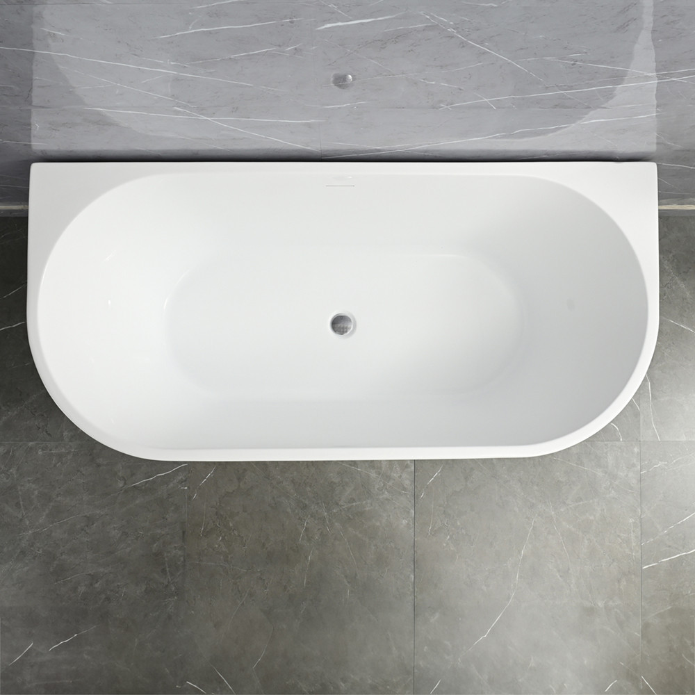 Cadă freestanding Leziter Still 150x75x58 cm, acril sanitar, alb