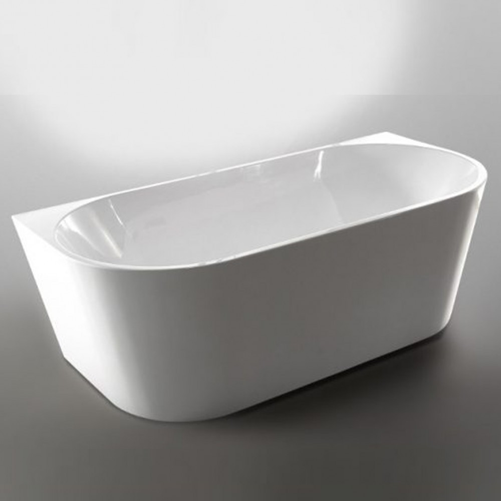 Cadă freestanding Leziter Still 150x75x58 cm, acril sanitar, alb