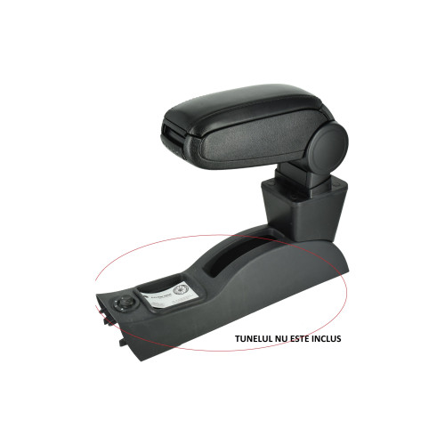 Cotieră auto neagră compatibilă Dacia Logan 2005-2013, montaj simplu