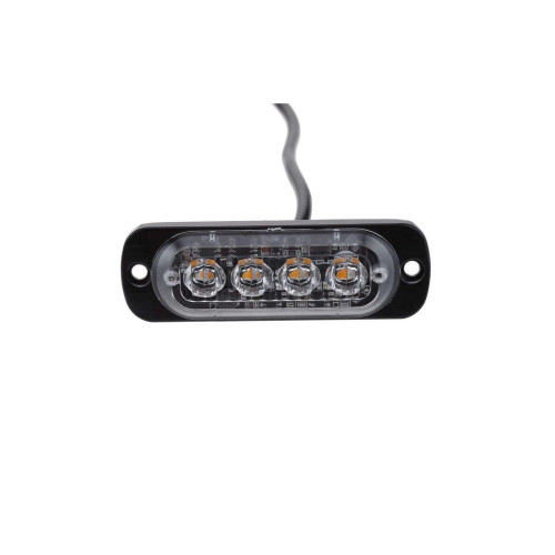 Lampă LED stroboscopică profesională 12–24V, 4 LED-uri, culori diverse (ART04T)