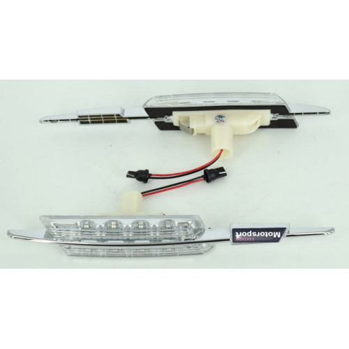 Semnalizari laterale LED transparente CANBUS pentru BMW Seria 3 E46 (1998–2001)