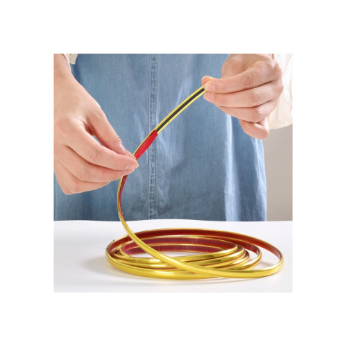 Rola ornament auto aurie autoadeziva 20 mm x 15 m, plastic flexibil