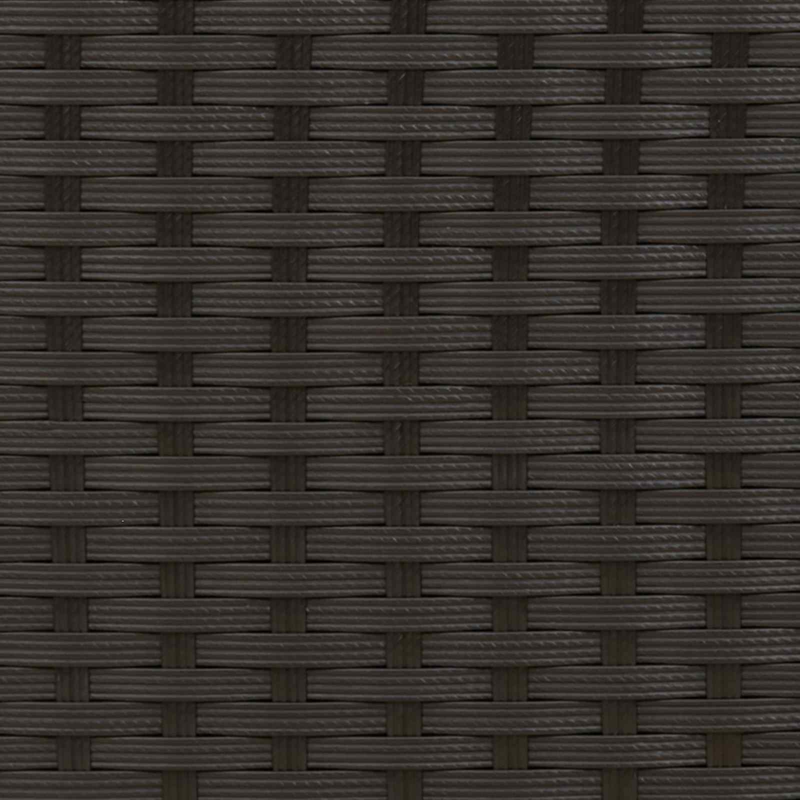 Set de Mobilier pentru Exterior cu pernă 3 pcs Negru și Alb GartenMobel Dekor