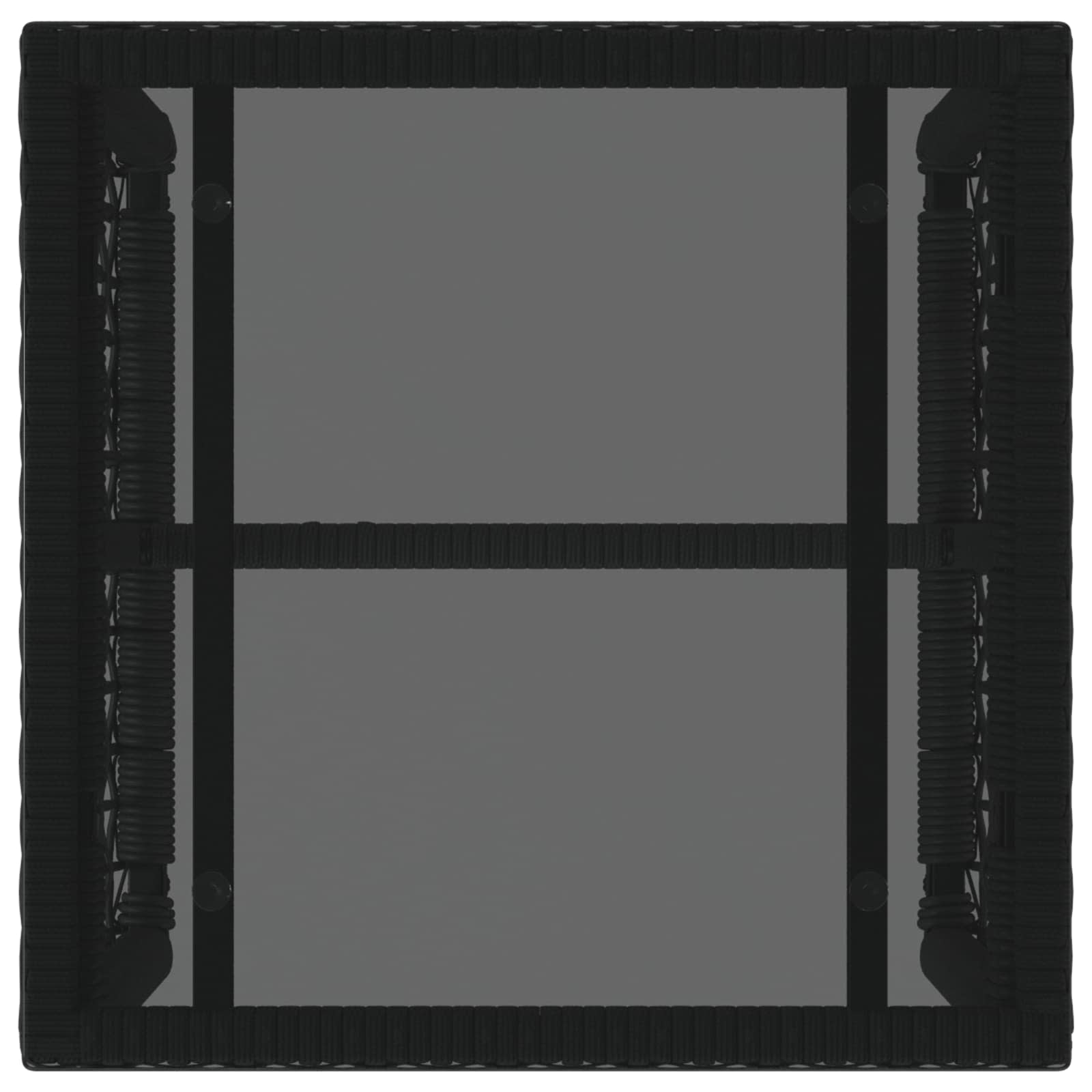 Set de Mobilier pentru Exterior cu pernă 3 pcs Negru și Alb GartenMobel Dekor