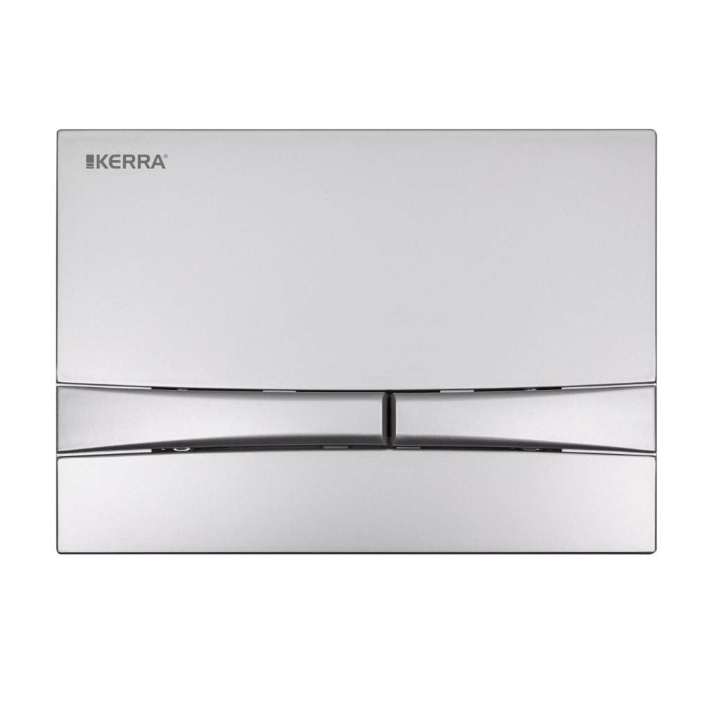 Set WC suspendat cu rezervor încastrat Kerra Kasos, clapă Adriatic Chrome