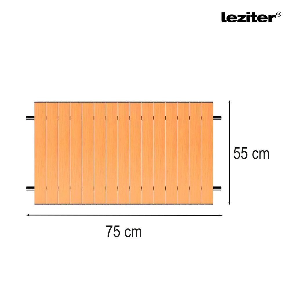 Cărucior de plajă pliabil Leziter cu masă integrată, 80 kg, verde