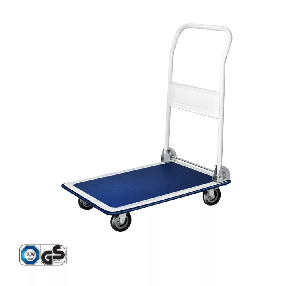 Cărucior platformă Leziter pentru depozit și livrări, pliabil, 150 kg