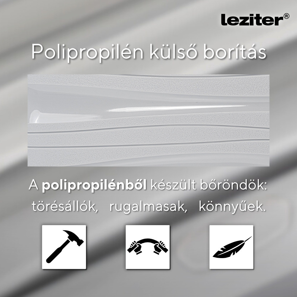 Set valize Leziter TraveLux Voyager IV, ABS cu TSA, 2 piese, aur roz