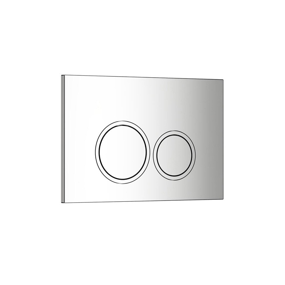 Set WC suspendat Leziter Roya Delos cu rezervor incastrat 6–9L si clapetă crom