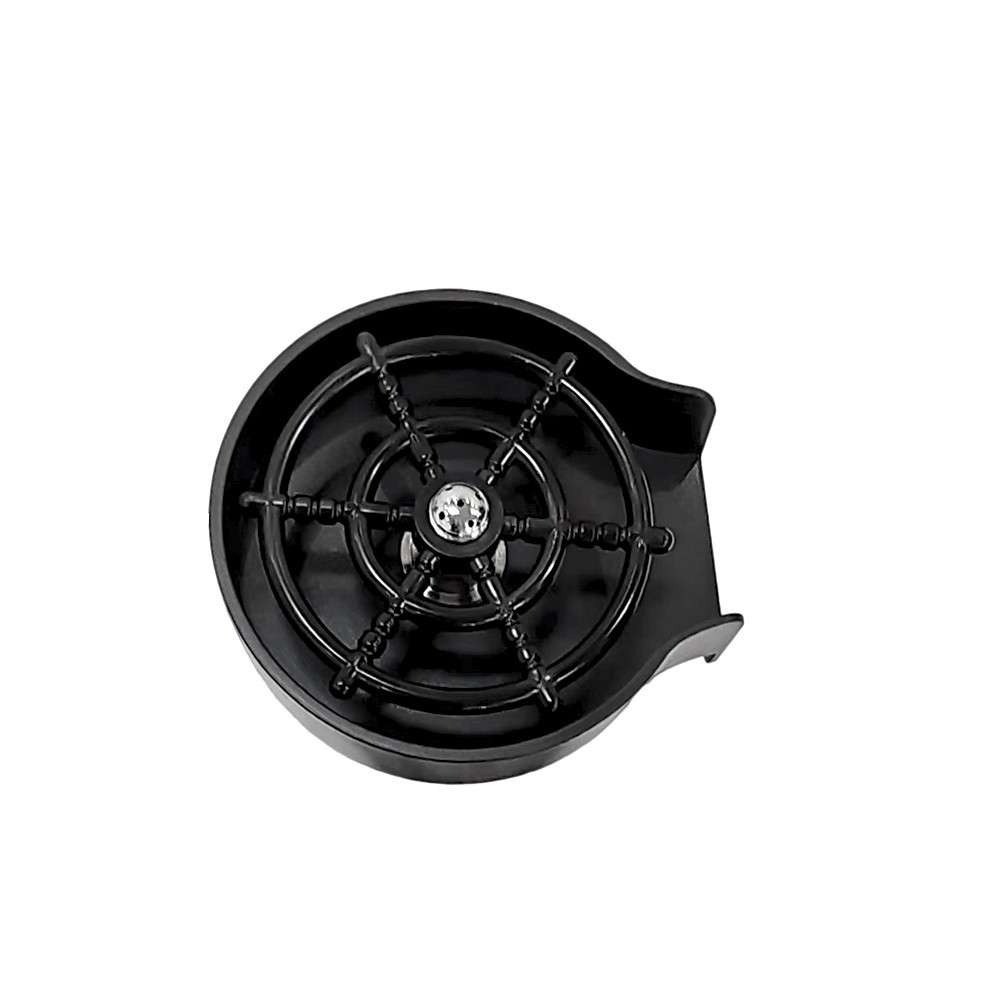 Spălător pahare și sticle pentru chiuvetă Leziter cu jet rotativ, inox/plastic