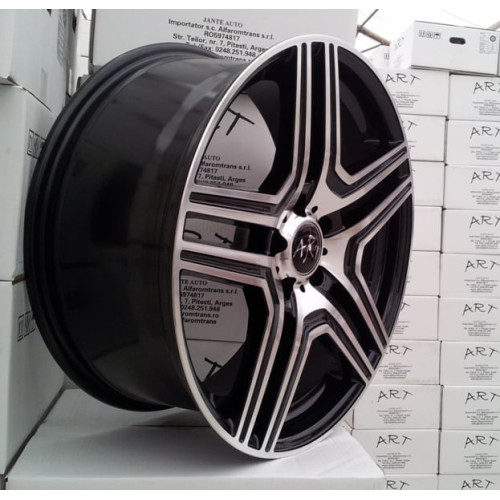 Set jante auto ART 7601 pe 19 inch, design sport bicolor, kit inclus