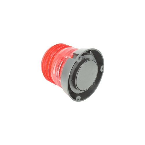 Girofar rosu omologat E-Mark, cu magnet, 12-24V, 30 SMD, cablu 2 m (ART826)