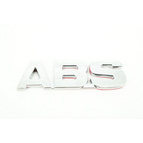 Emblemă auto ABS cromată „ABS” – ornament decorativ pentru caroserie