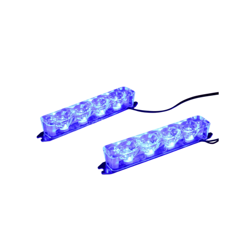 Stroboscop LED auto 12V multicolor pentru semnalizare, 9x1.5 cm (Cod 1529)