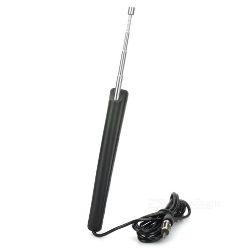 Antena telescopică FM01 cu 3 tronsoane, 14–40 cm și cablu 1 m