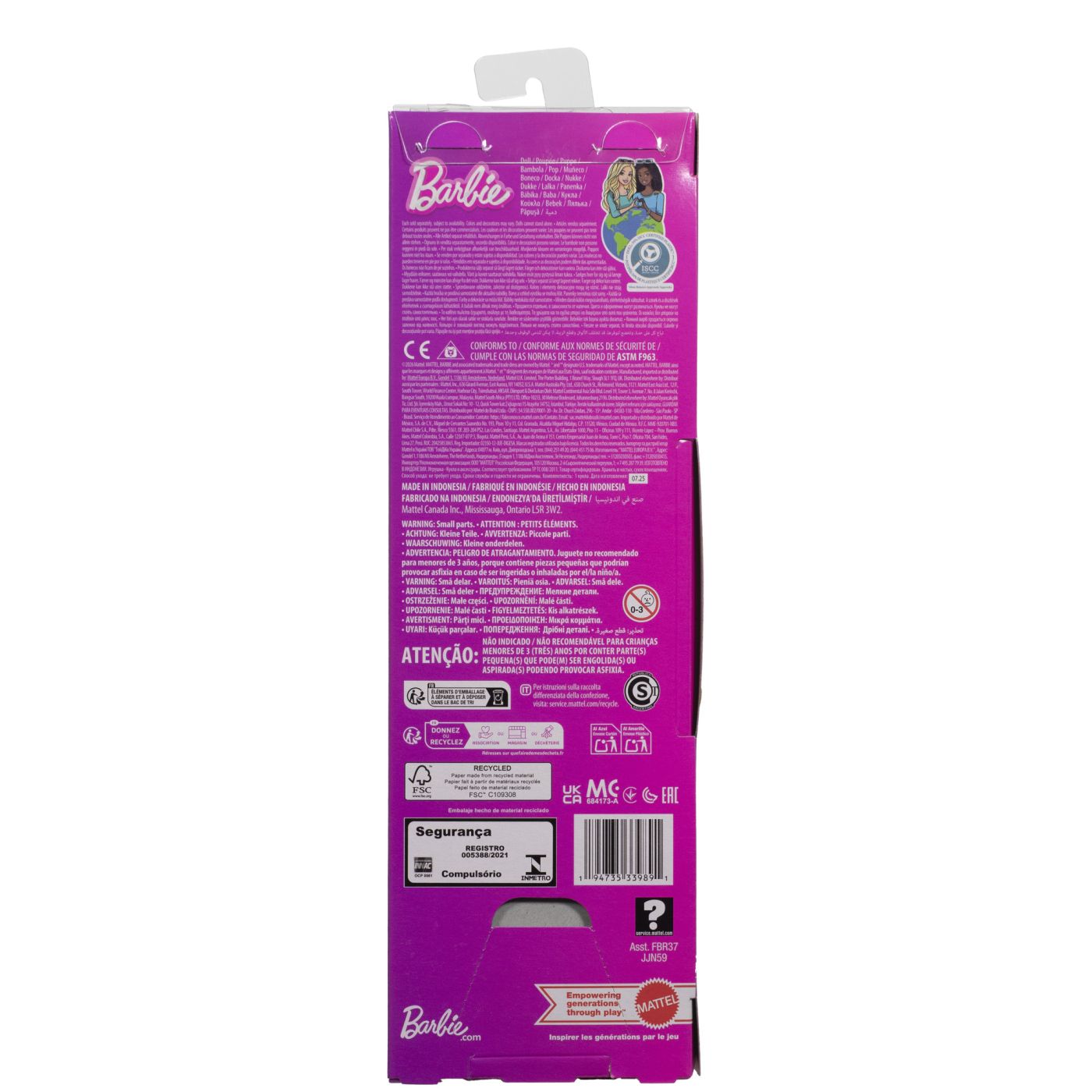 BARBIE FASHIONISTAS PAPUSA BARBIE BRUNETA CU ROCHIE LEOPARD ROZ SuperHeroes ToysZone