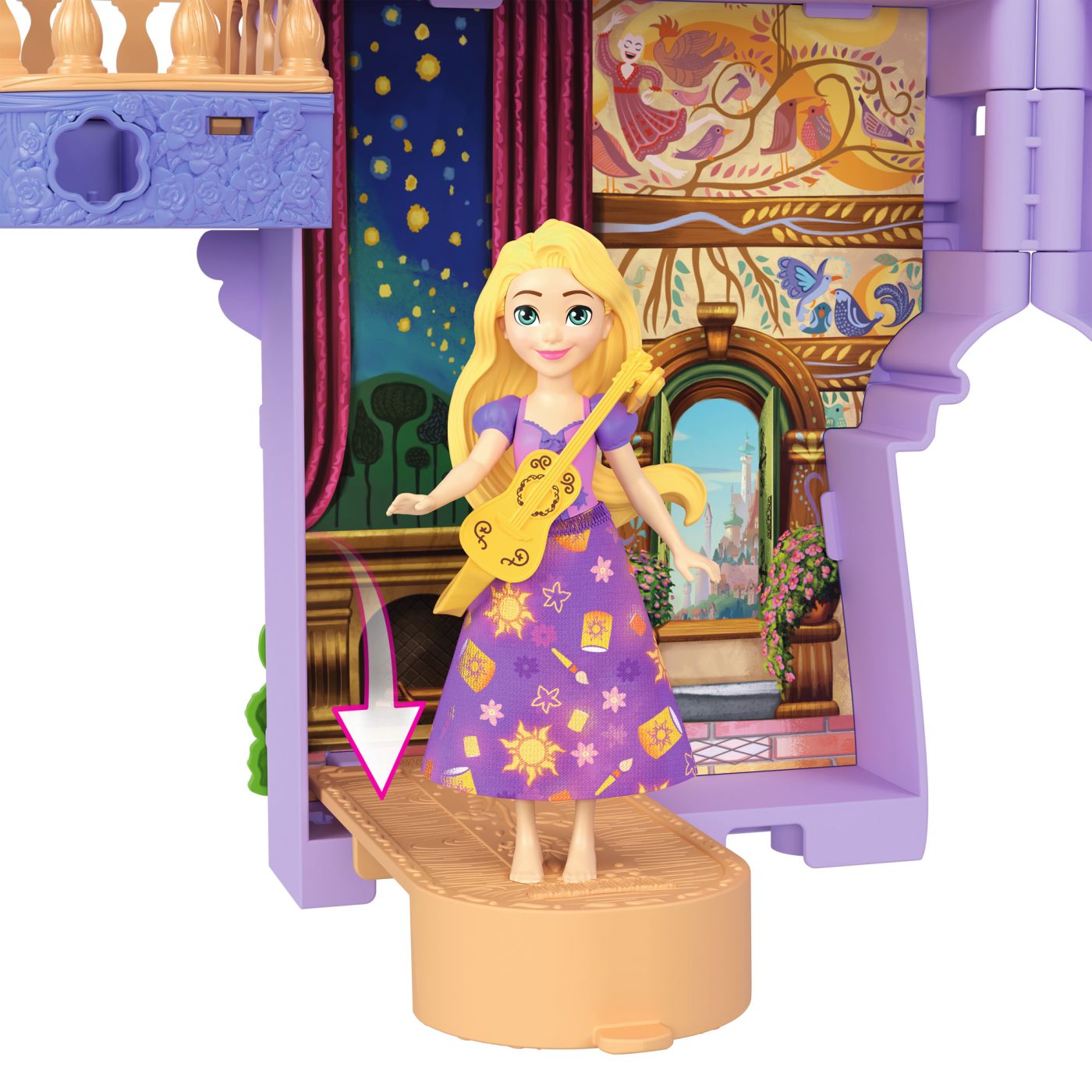 DISNEY PRINCESS SET CASTELUL LUI RAPUNZEL CU ACCESORII SuperHeroes ToysZone
