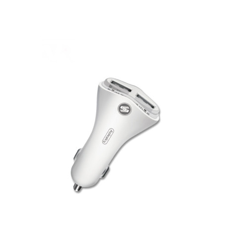 Încărcător auto dublu 2xUSB 2.1A, compatibil 12V/24V (Cod 551)