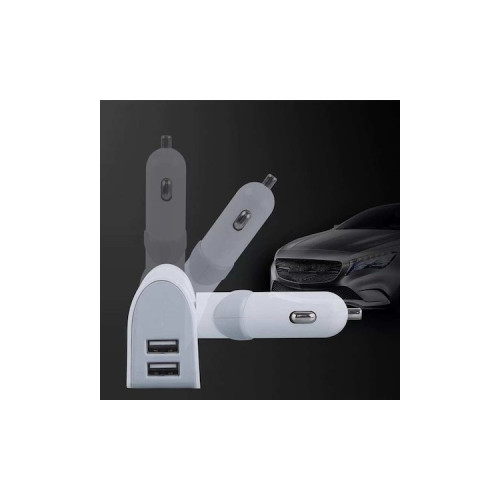 Încărcător auto 2xUSB 3.1A cu 2 prize brichetă, 12V/24V, universal (OEM)