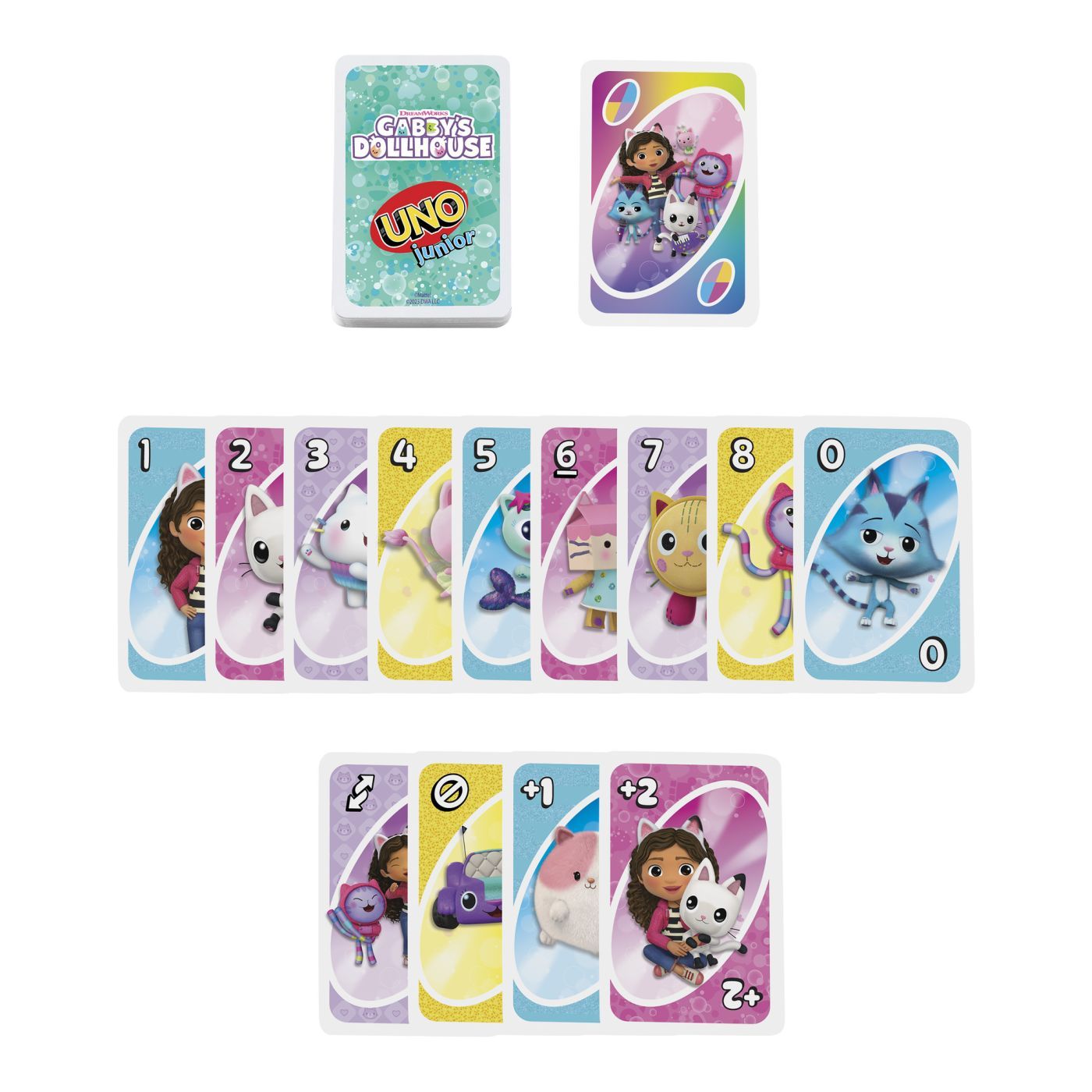 JOC DE CARTI UNO JUNIOR GABBYS DOLLHOUSE SuperHeroes ToysZone