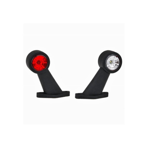 Lampă gabarit LED 12–30V cu braț flexibil din cauciuc, set 2 bucăți FT-009C