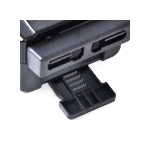 Suport pahar auto retractabil pentru grila de aer, negru, universal (HS53)