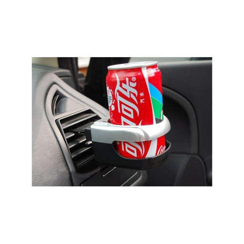 Suport pahar auto retractabil pentru grila de aer, negru, universal (HS53)