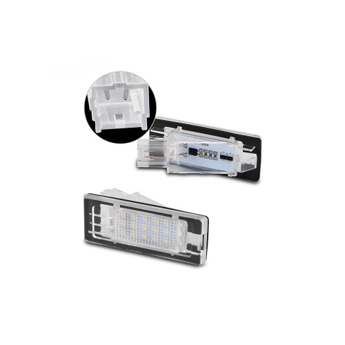 Set lămpi LED pentru număr Dacia Duster 2010+ alb 6500K, 2 buc (73504)