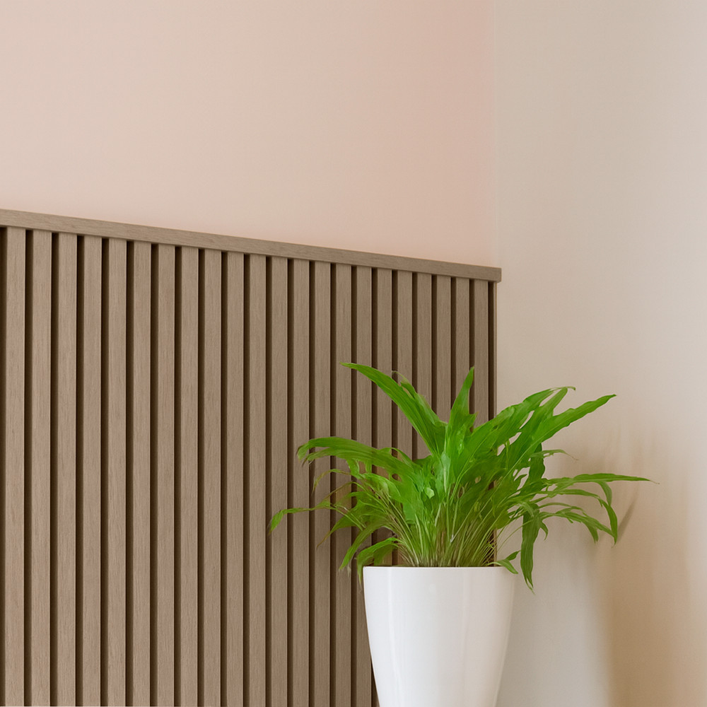 Bandă de capăt Leziter, efect stejar măsliniu, 260 x 2,5 x 1,8 cm