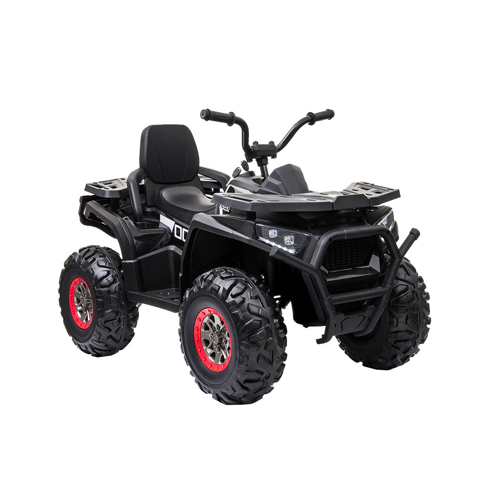 ATV electric pentru copii Leziter Quad XL 12V, negru, cu telecomandă 2.4G