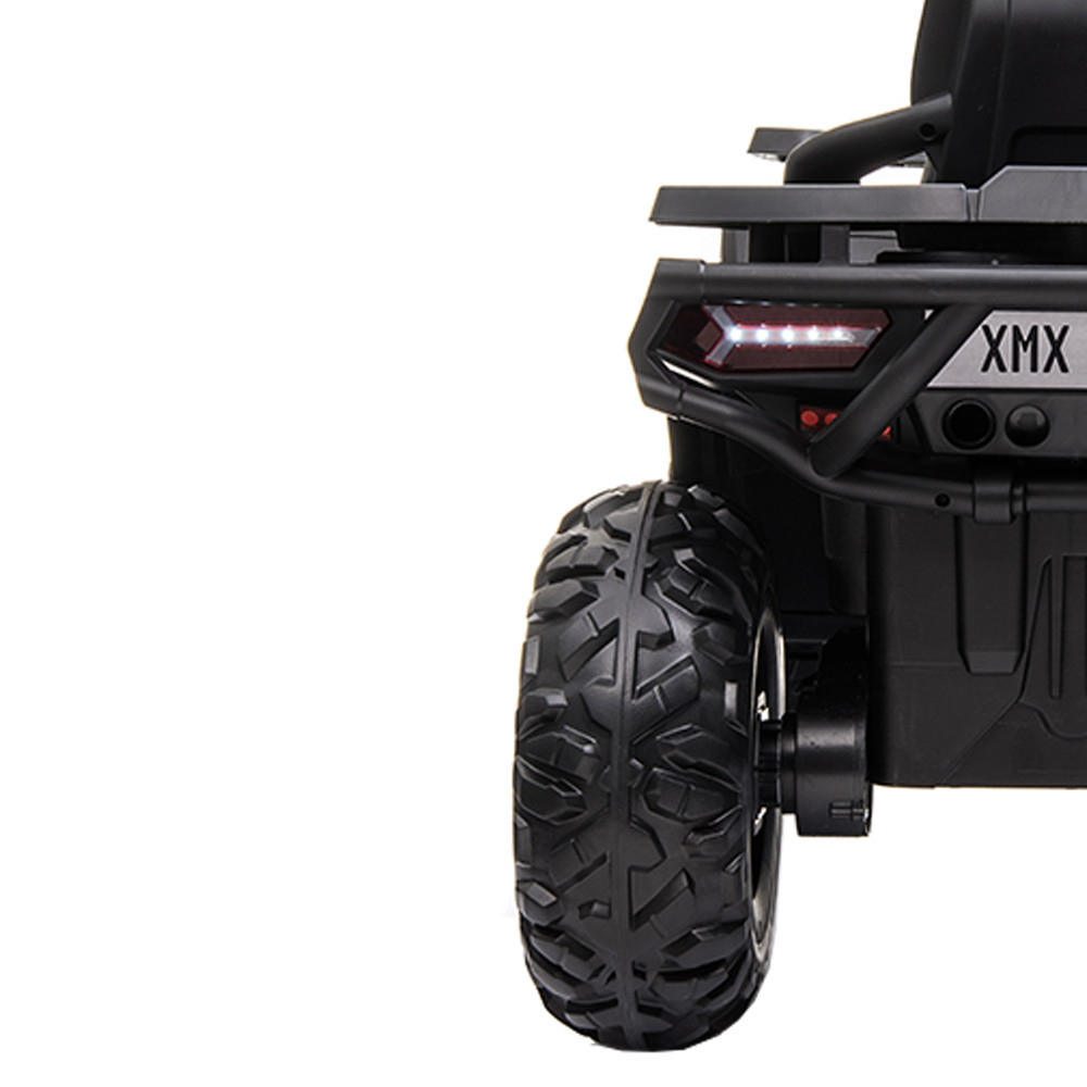 ATV electric pentru copii Leziter Quad XL 12V, negru, cu telecomandă 2.4G