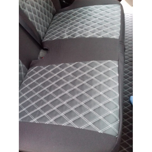 Set huse scaune dedicate Mercedes Sprinter II 2018+ model romb, premium