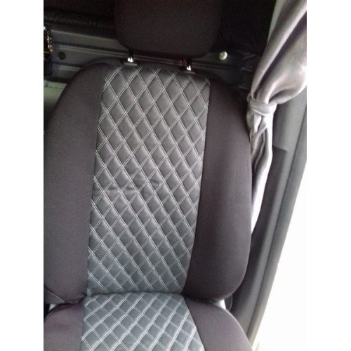 Set huse scaune dedicate Mercedes Sprinter II 2018+ model romb, premium